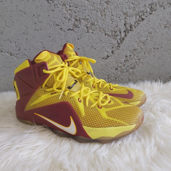 Nike Other - Rare Nike Lebron 12  Cleveland Cavalier Red Yellow